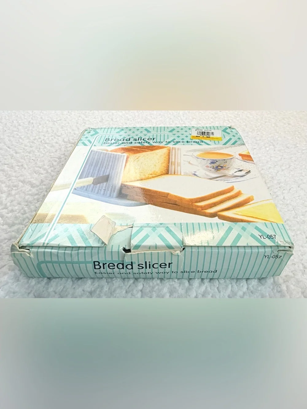 (NIB) White Bread Slicer Guide, OS
